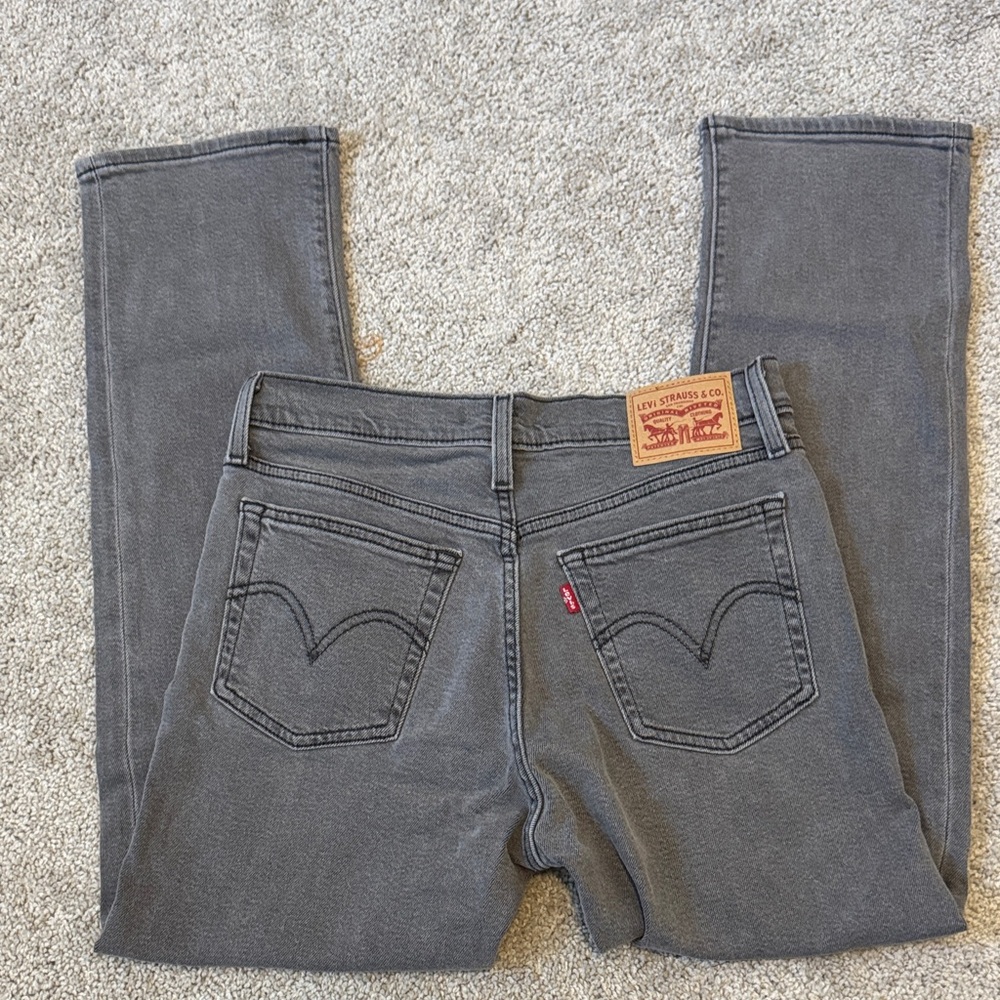 LEVIS WEDGIE STRAIGHT Gray Women’s Jeans